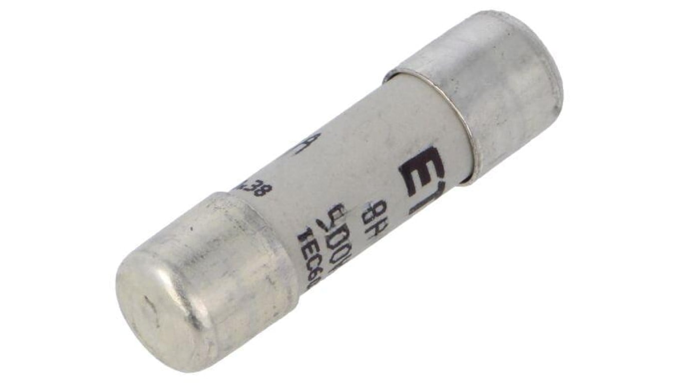 Bezpiecznik topikowy, cylindryczny, 8A, 500VAC, gG, 10,3x38mm 002651016