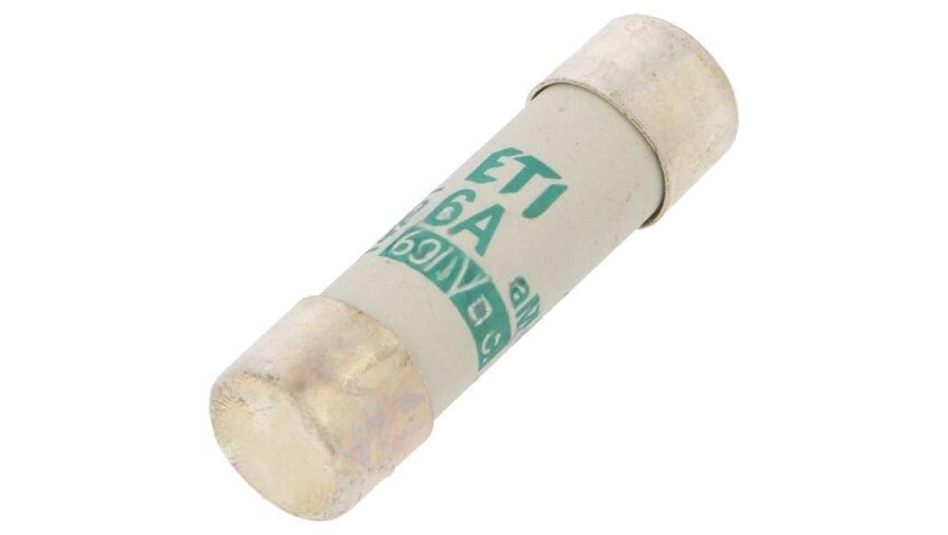 Bezpiecznik topikowy, cylindryczny,przemysłowy, 6A, 690VAC, aM 002631005