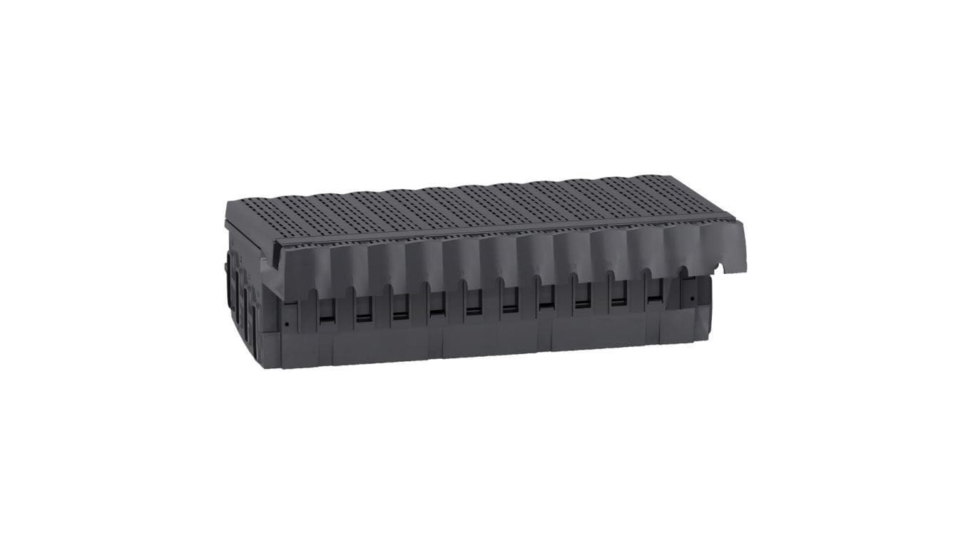 Blok rozdzielczy Polypact bez przyłączy 3P, LVS04407 Schneider Electric