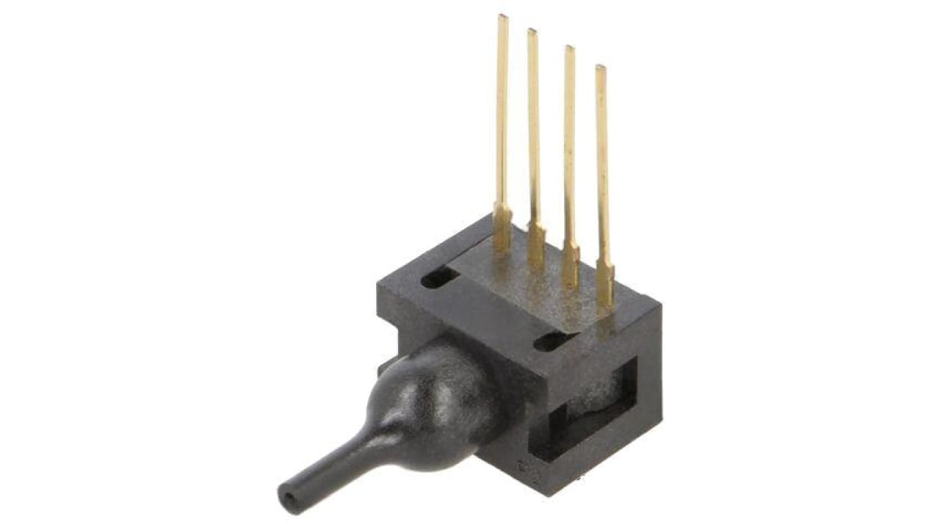 Czujnik ciśnienia, wzorcowy, z konfiguracją wyjścia analogowe, 0...0,5psi, -40...85C, 24PCEFJ6G