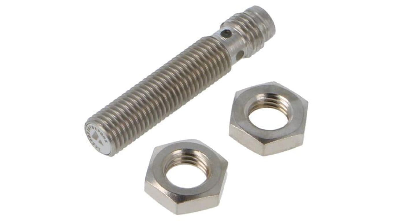Czujnik indukcyjny, Czujnik indukcyjny, zabudowany, z konfiguracją wyjścia PNP/NO/p, max. 0,1A, 2mm, IP67, ICS08S30F02POM5