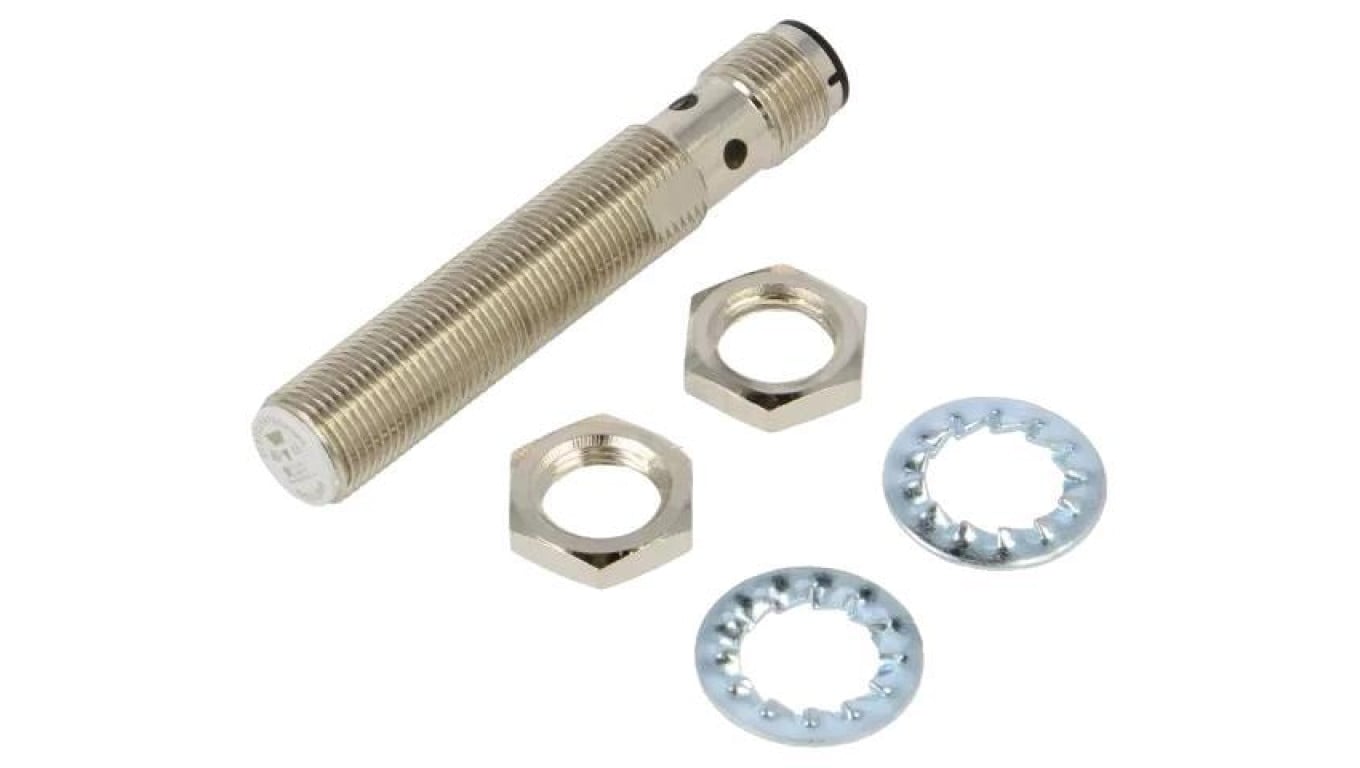 Czujnik indukcyjny, Czujnik indukcyjny, zabudowany, z konfiguracją wyjścia PNP/NO/p, max. 0,2A, IP67, ICB12L50F06POM1