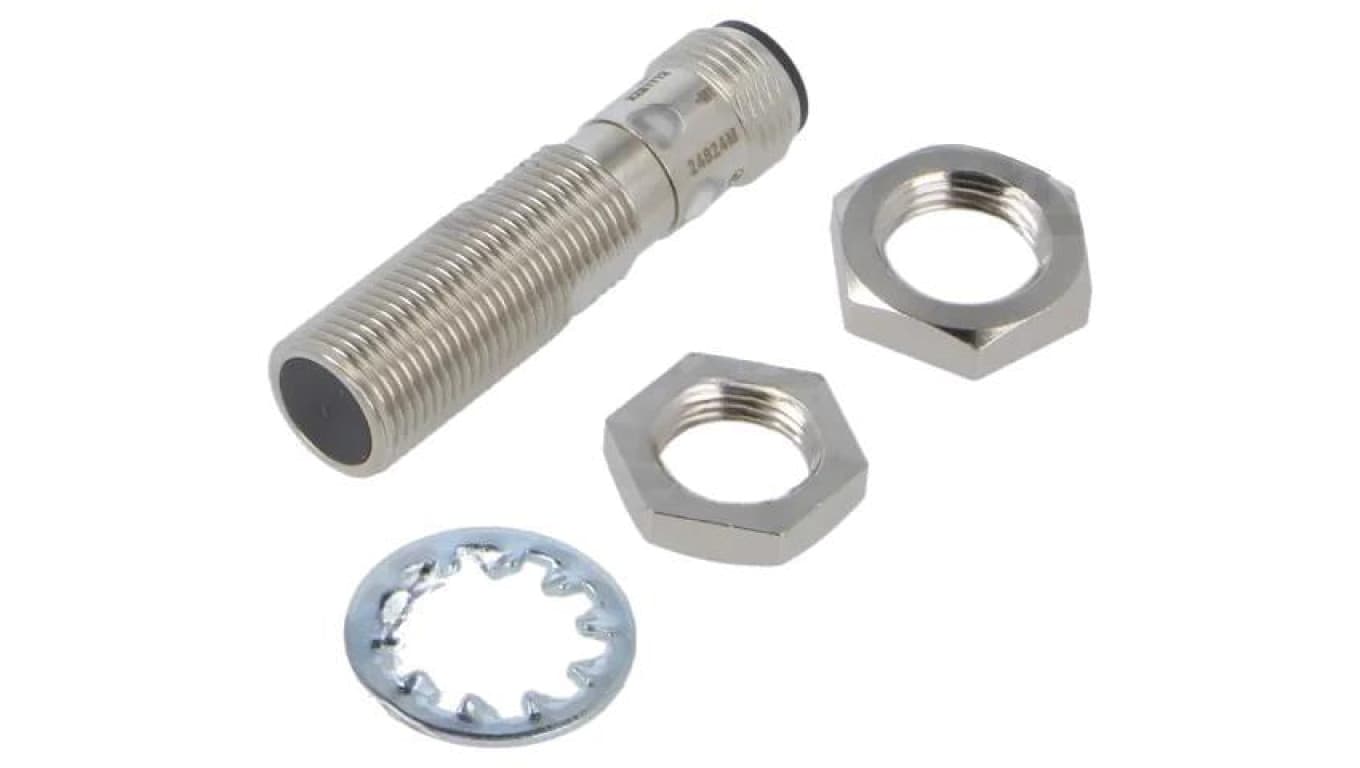 Czujnik indukcyjny, PNP/NO, zabudowany, 200mA, 10...30VDC, M12 męski, M12, 0...2mm, IP67 E2E-X2B1T12-M1