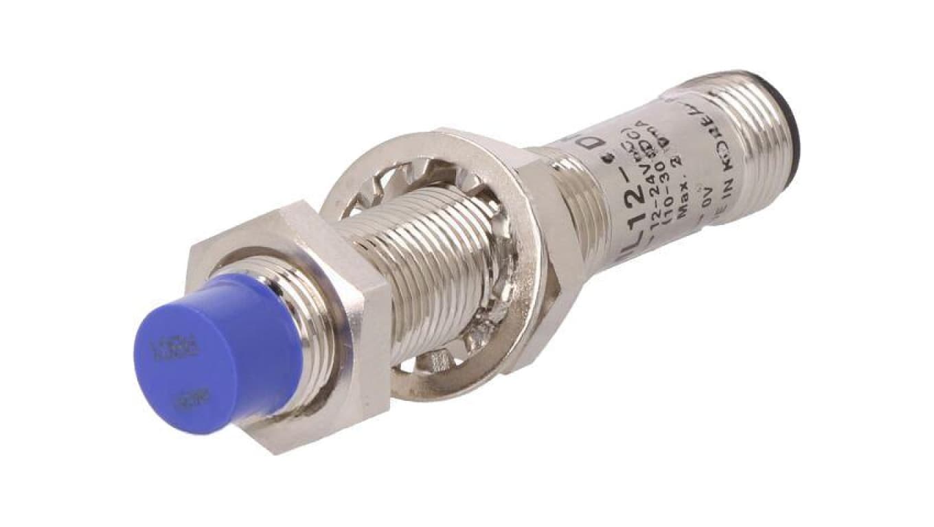 Czujnik indukcyjny, wysunięte, z konfiguracją wyjścia: NPN/NO, max. 0,2A, M12 męski, 0...8mm, IP67, PRDCML12-8DN
