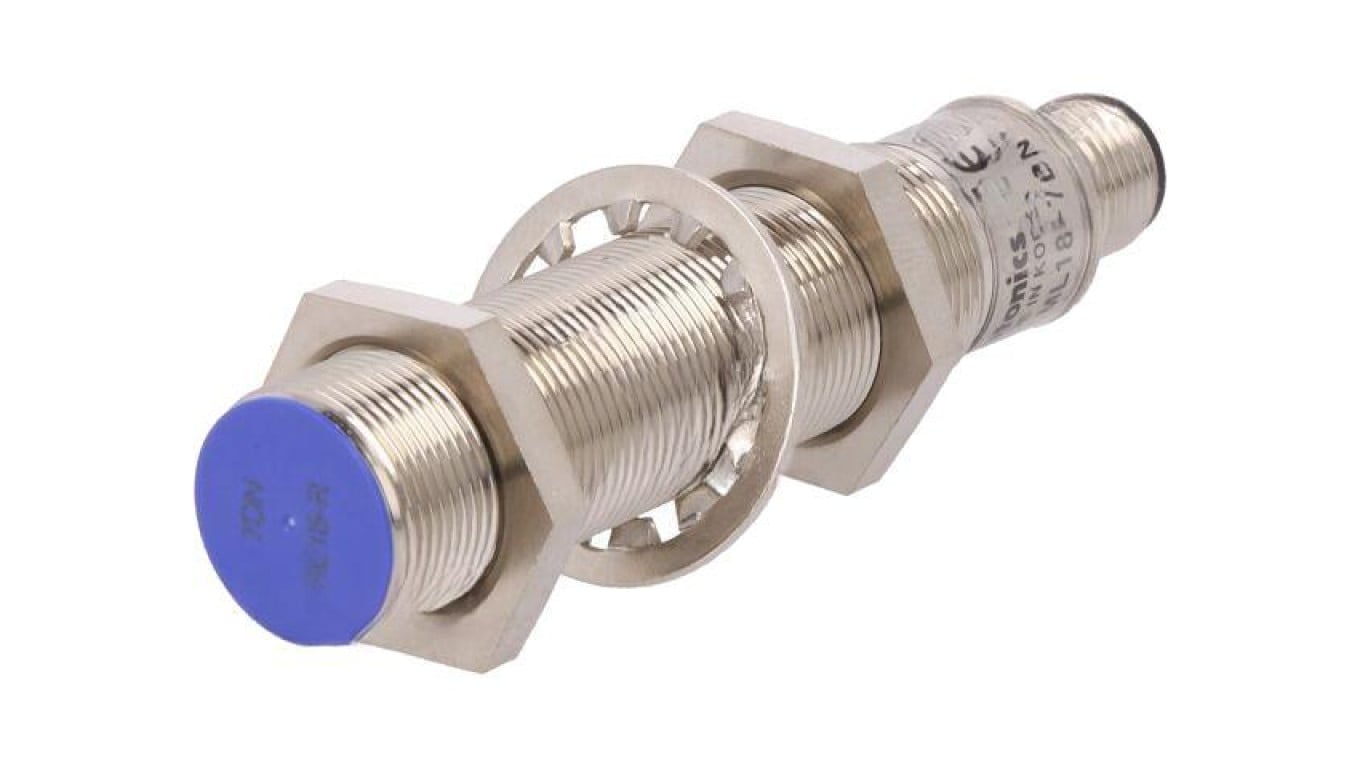 Czujnik indukcyjny, zabudowane, z konfiguracją wyjścia: NPN/NO, max. 0,2A, M12 męski, 0...7mm, IP67, PRDCML18-7DN