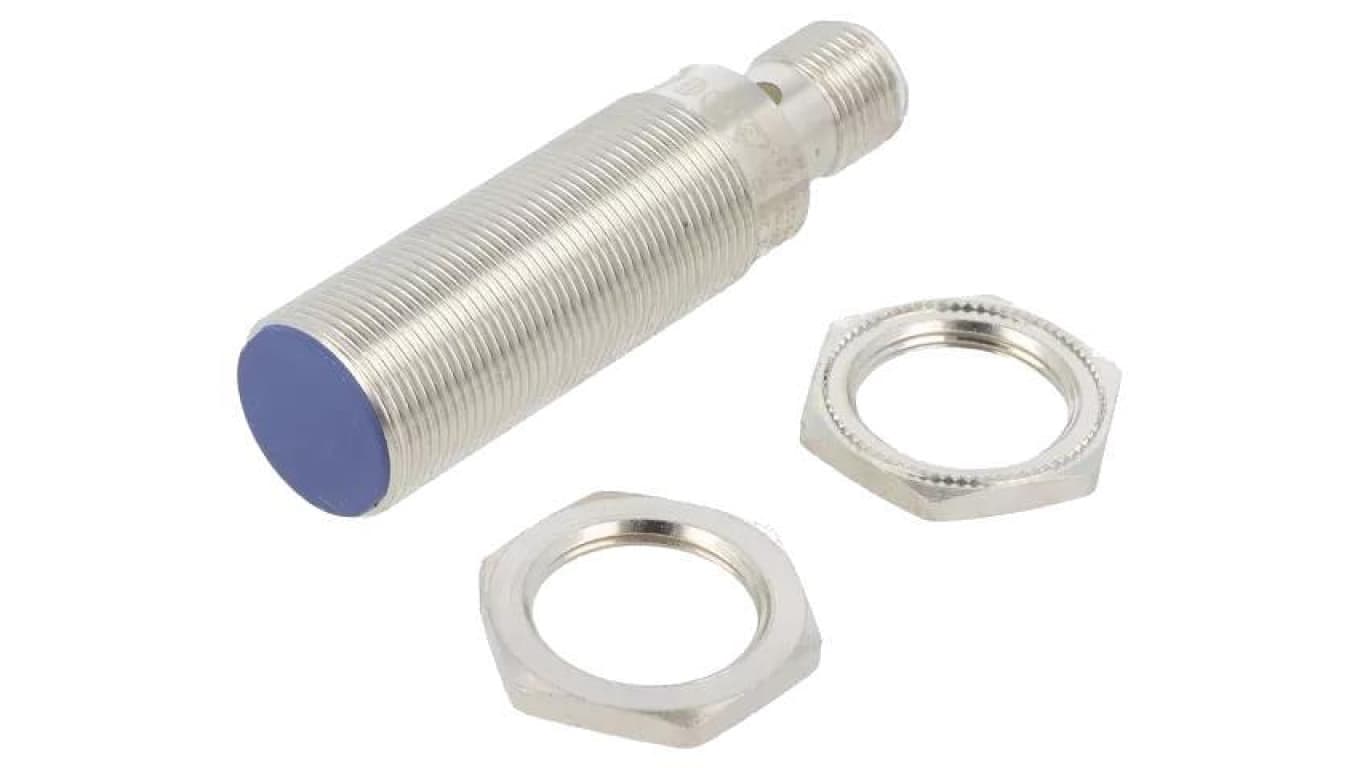 Czujnik indukcyjny, zabudowany, z konfiguracją wyjścia PNP/NC, max. 0,2A, 0...5mm, IP67, XS118BLPBM12
