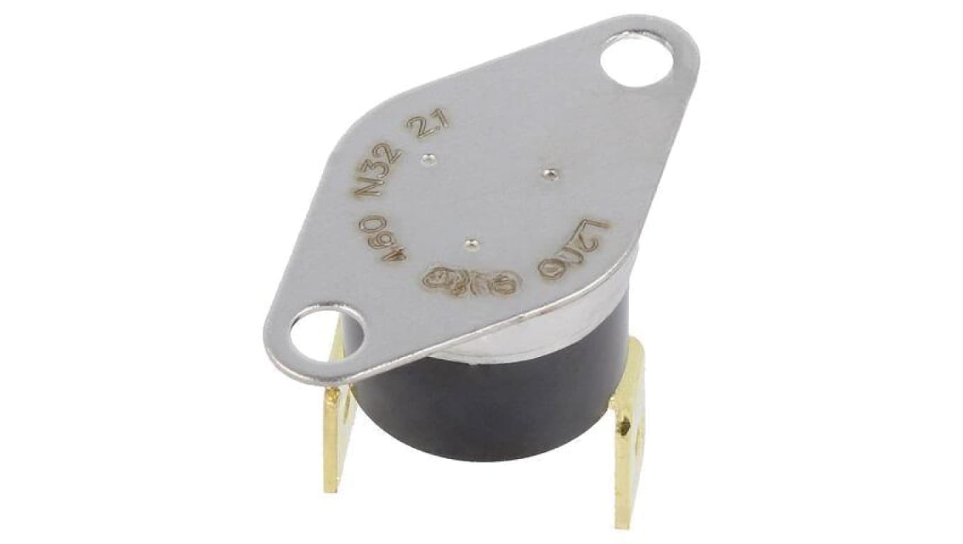 Czujnik termostat, z konfiguracją wyjścia NC, max. 10A, max. 240V AC, konektory 6,4mm, 2455R--90820460