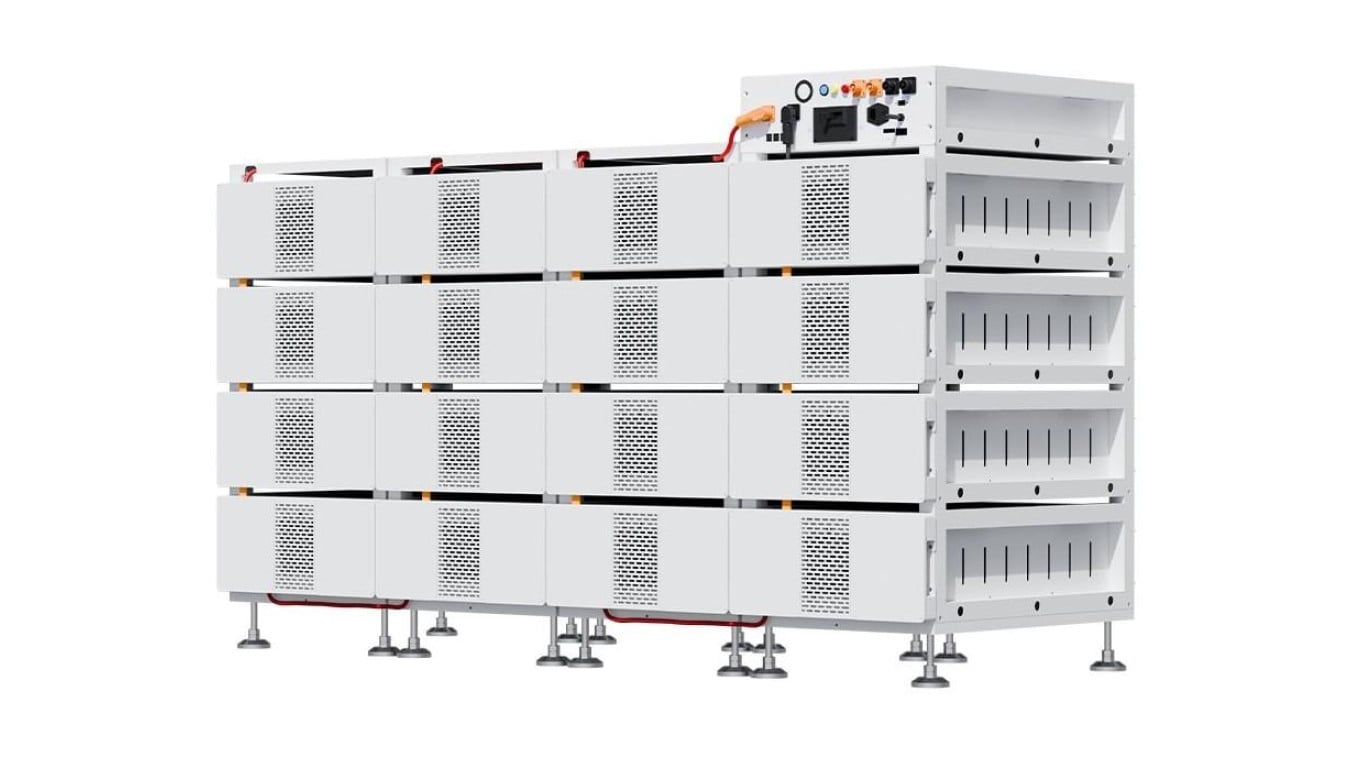 DEYE Stojak na akumulatory BOS-B-Rack16-A3 (16 półek) + Akcesoria