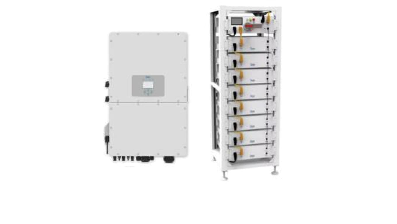 DEYE: Zestaw Inwerter hybrydowy 30K-SG02HP3 + Bateria BOS-G PRO 40.96kWh + Jednostka sterująca PDU-2 + Stojak na akumulatory