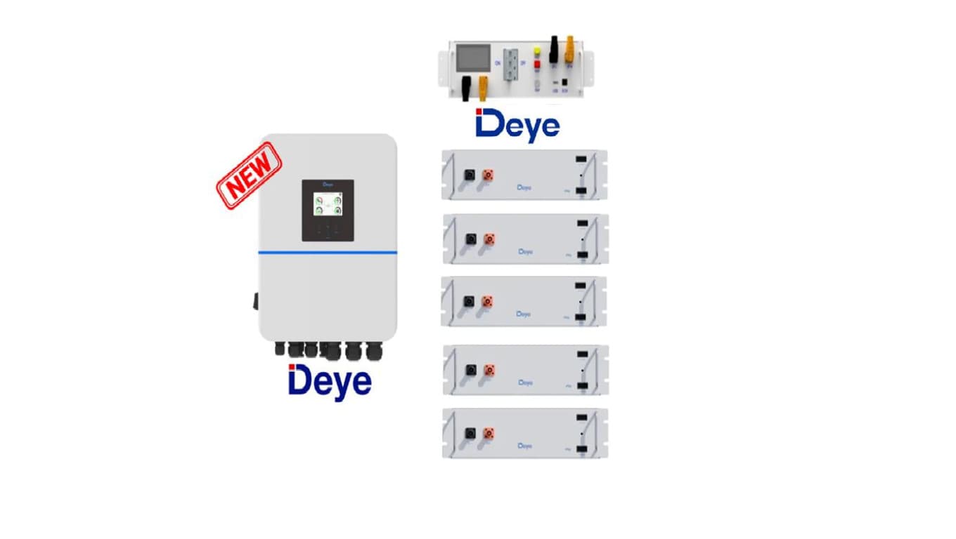 DEYE:Zestaw Inwerter hybrydowy SUN-12K-SG01HP3 + Bateria BOS-G PRO 25,60kWh + Jednostka sterująca BOS-G-PDU-2 (wysokonapięciowy)