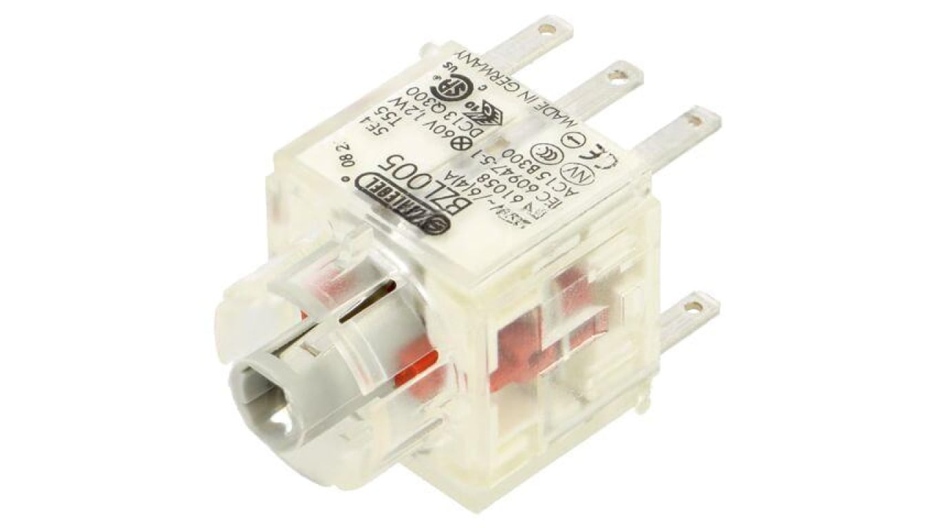 Element stykowy Styki: NC x2 IP00 3mm BZLOO5