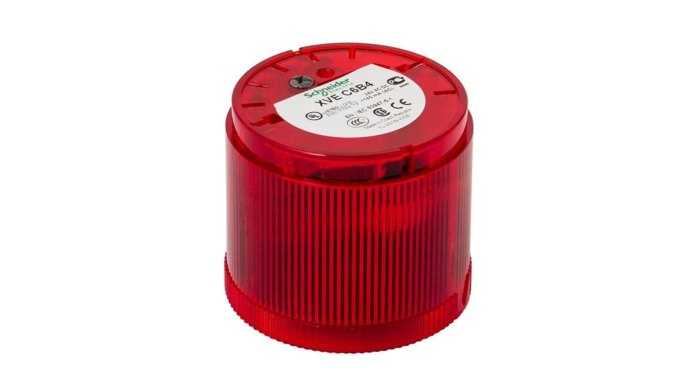 Element świetlny błyskowy O70 czerwony 24V XVEC6B4 SCHNEIDER