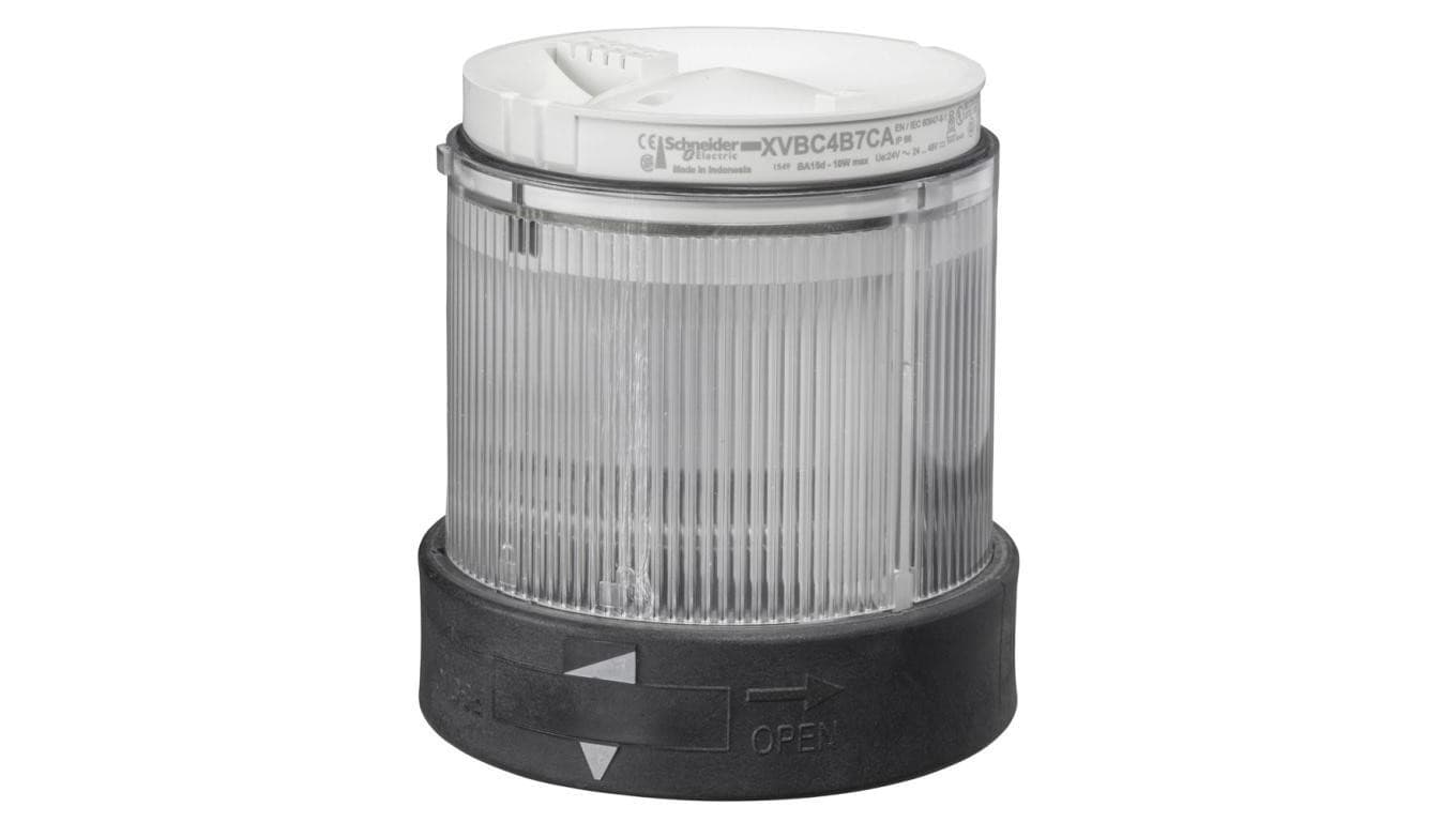 Element świetlny migający O70 bezbarwny 24/48V, XVBC4B7 SCHNEIDER