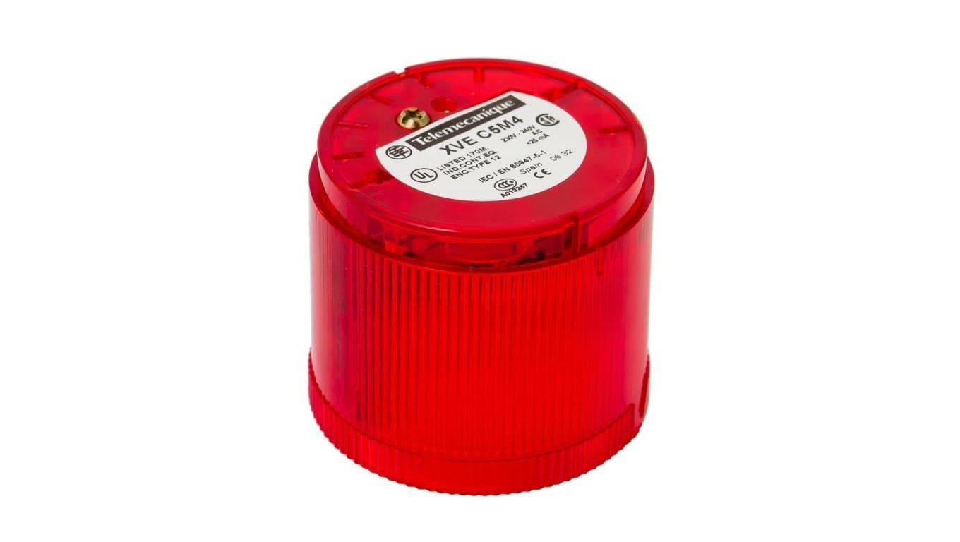 Element świetlny migający O70 czerwony LED 230..240V XVEC5M4 SCHNEIDER