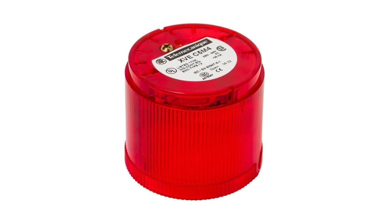 Element świetlny migający O70 czerwony LED 230..240V XVEC5M4 SCHNEIDER