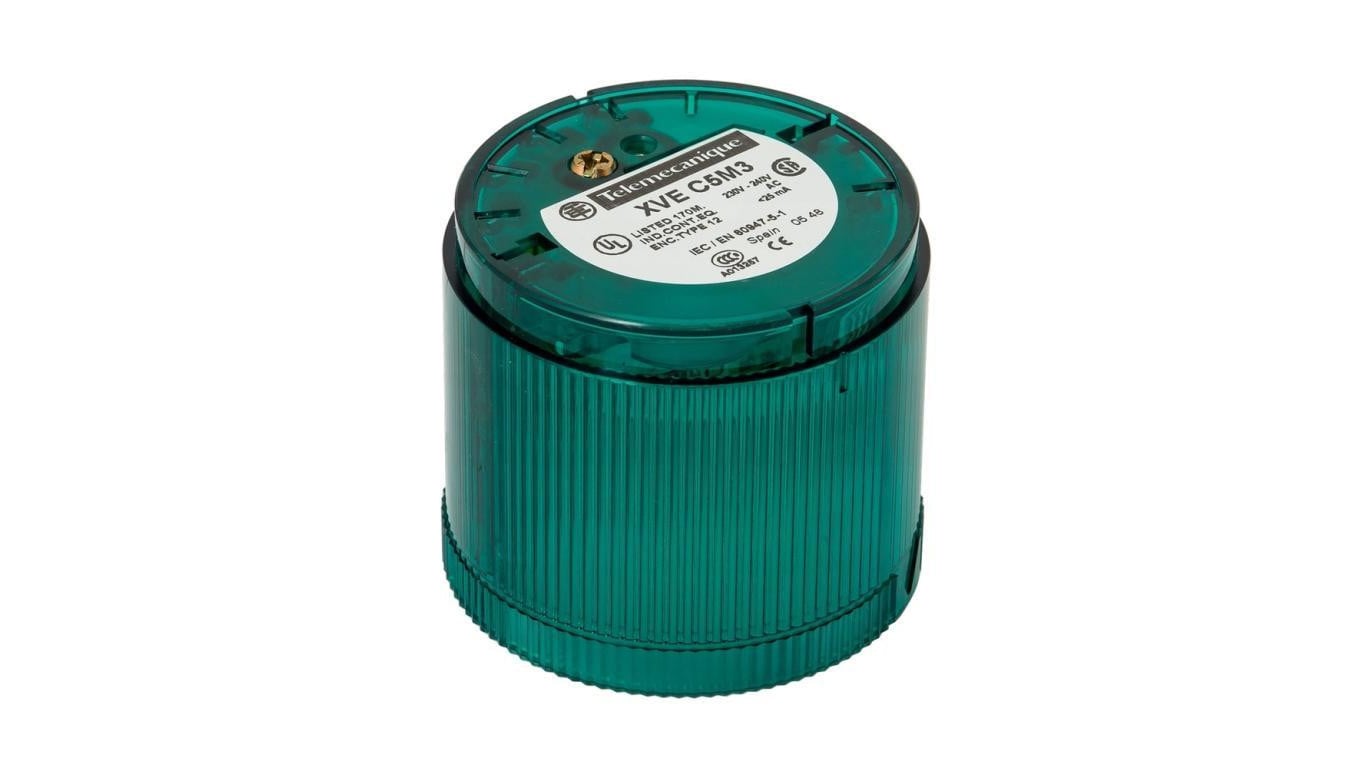 Element świetlny migający O70 zielony LED 230..240V XVEC5M3 SCHNEIDER