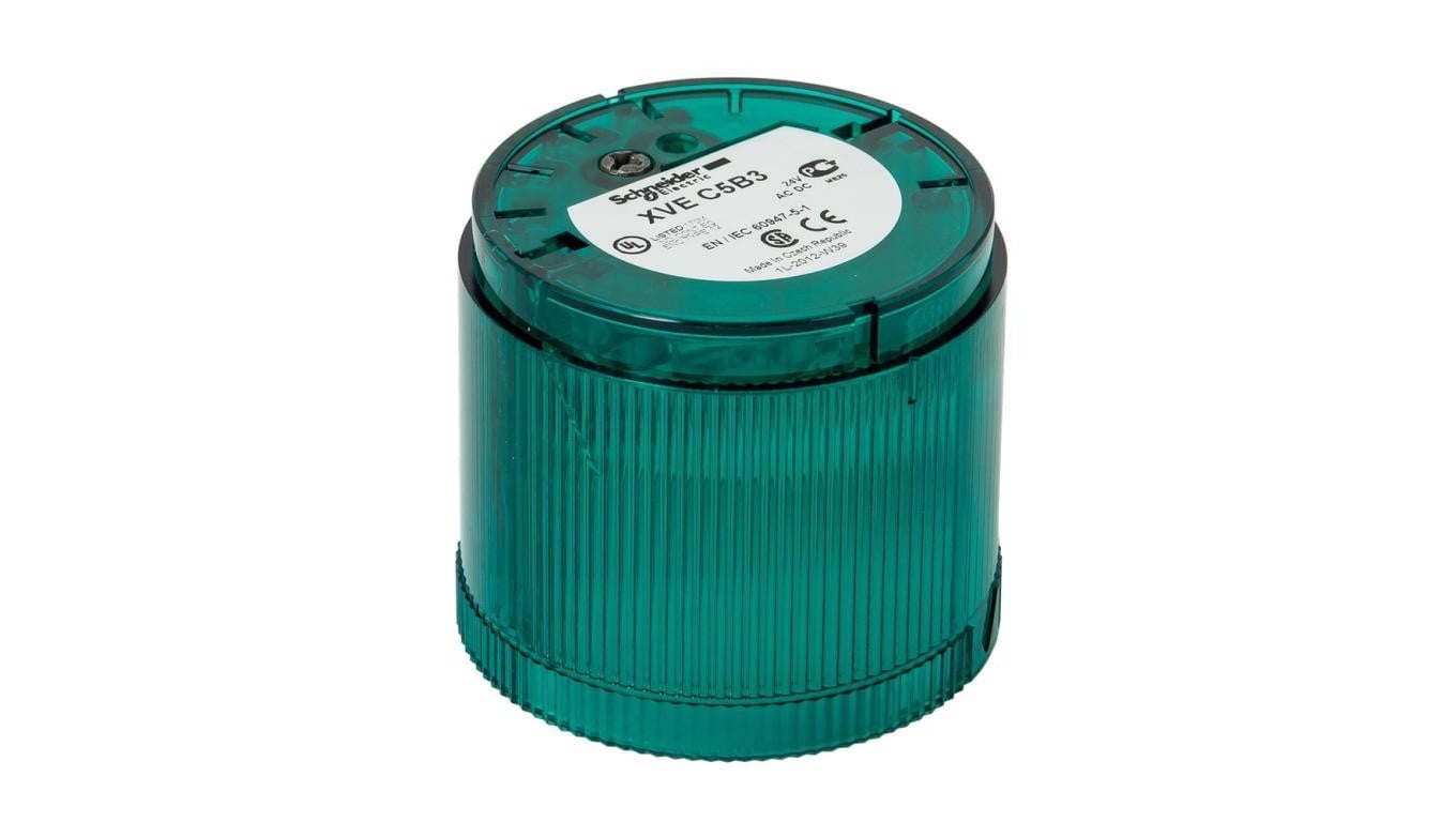 Element świetlny migający O70 zielony LED 24V XVEC5B3 SCHNEIDER