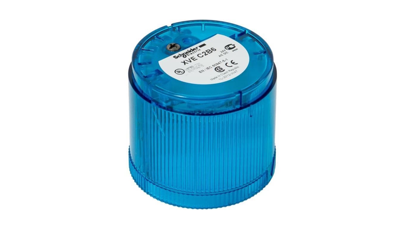 Element świetlny niebieski 24V światło ciągłe XVEC2B6 SCHNEIDER
