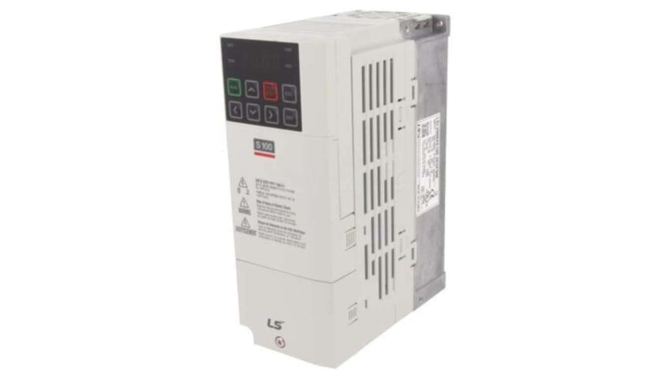 Falownik wektorowy, 0,4/0,75kW, 3x400VAC, 3x380÷480VAC, Input: 11 LSLV0004 S100-4EOFNM