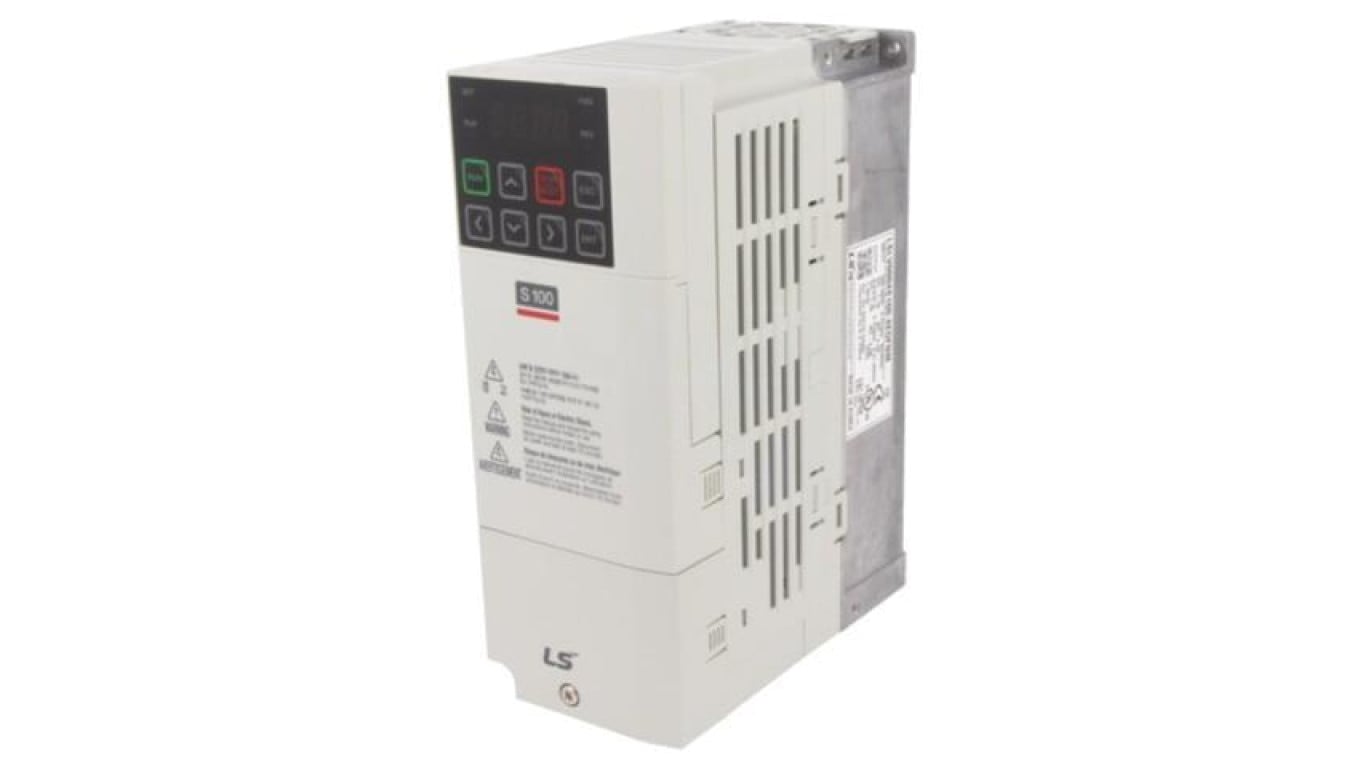 Falownik wektorowy, 0,4/0,75kW, 3x400VAC, 3x380÷480VAC, Input: 11 LSLV0004 S100-4EOFNM