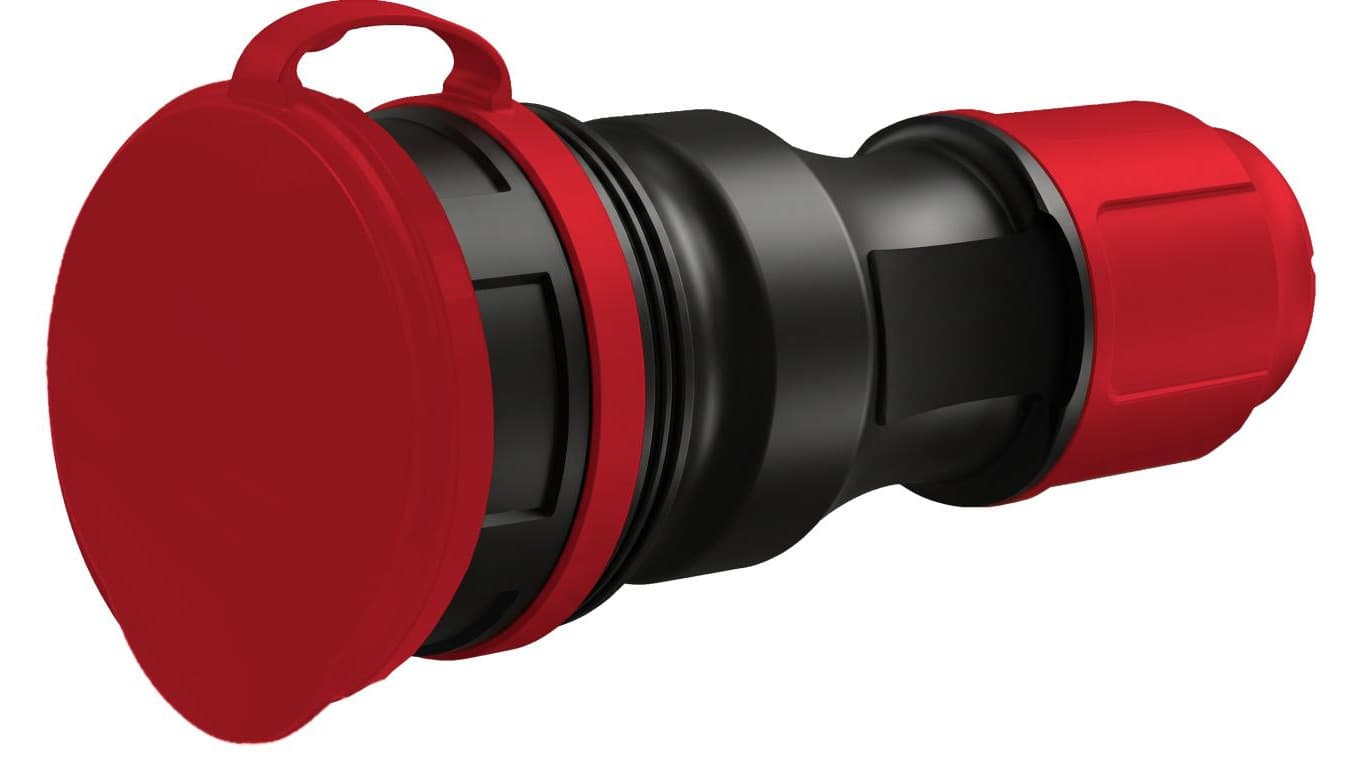 GNIAZDO BEZPIECZNE PRZENOŚNE EKSKLUZYWNE GUMOWE IP54 16A 230V XTR54 G54.3.F
