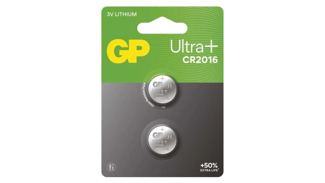 GP Ultra plus Bateria litowa guzikowa CR2016 2 szt. B15163UP