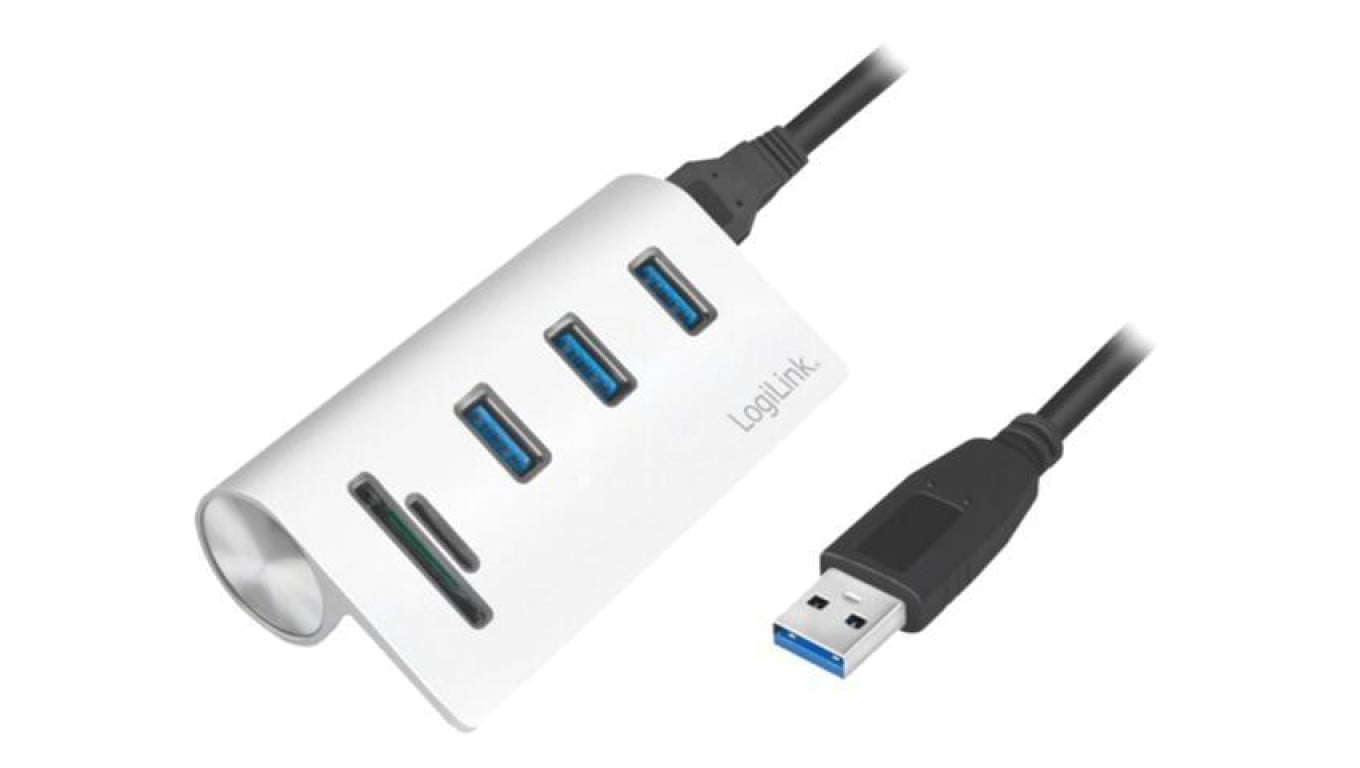 Hub USB, USB A gniazdo x3, USB A wtyk, USB B micro gniazdo CR0045