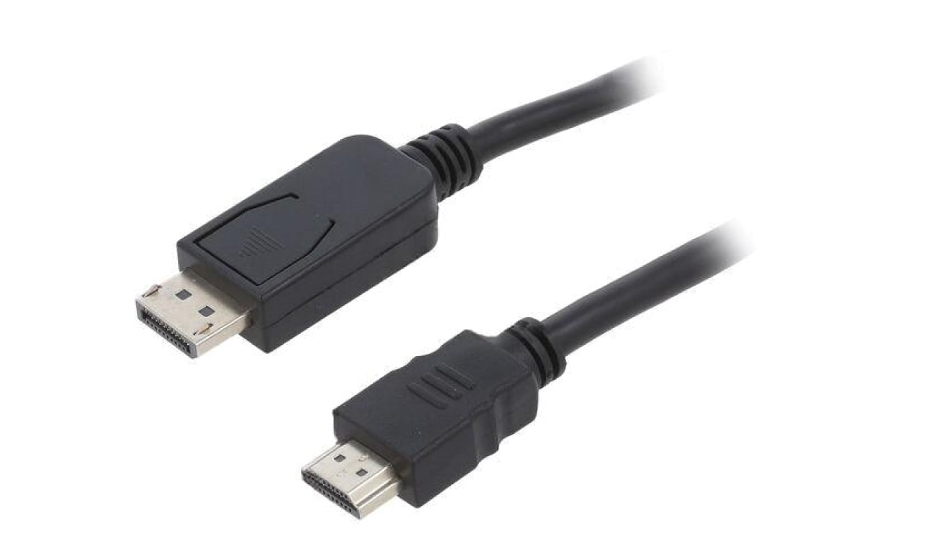 Kabel DisplayPort wtyk,HDMI wtyk, PVC, 3D,Full HD 1080p, dł. przewodu: 10m CC-DP-HDMI-10M