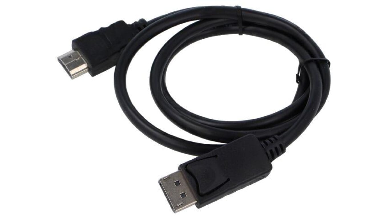 Kabel DisplayPort wtyk,HDMI wtyk, PVC, 3D,Full HD 1080p, dł. przewodu: 1m CC-DP-HDMI-1M