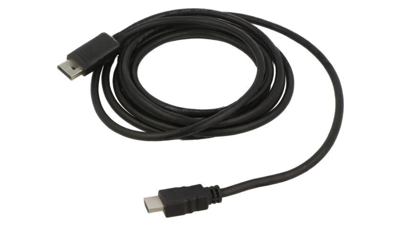 Kabel DisplayPort wtyk,HDMI wtyk, PVC, 3D,Full HD 1080p, dł. przewodu: 3m CC-DP-HDMI-3M