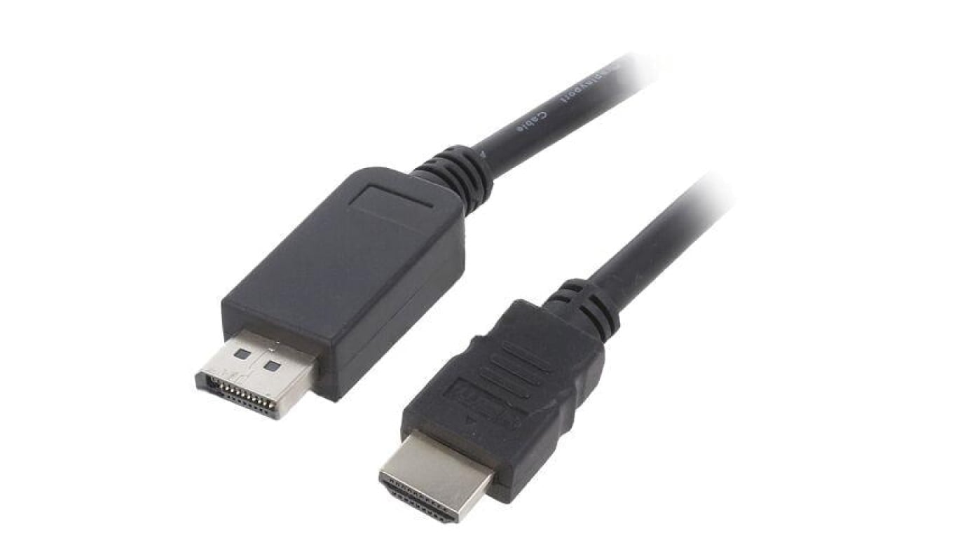 Kabel DisplayPort wtyk,HDMI wtyk, PVC, 3D,Full HD 1080p, dł. przewodu: 5m CC-DP-HDMI-5M