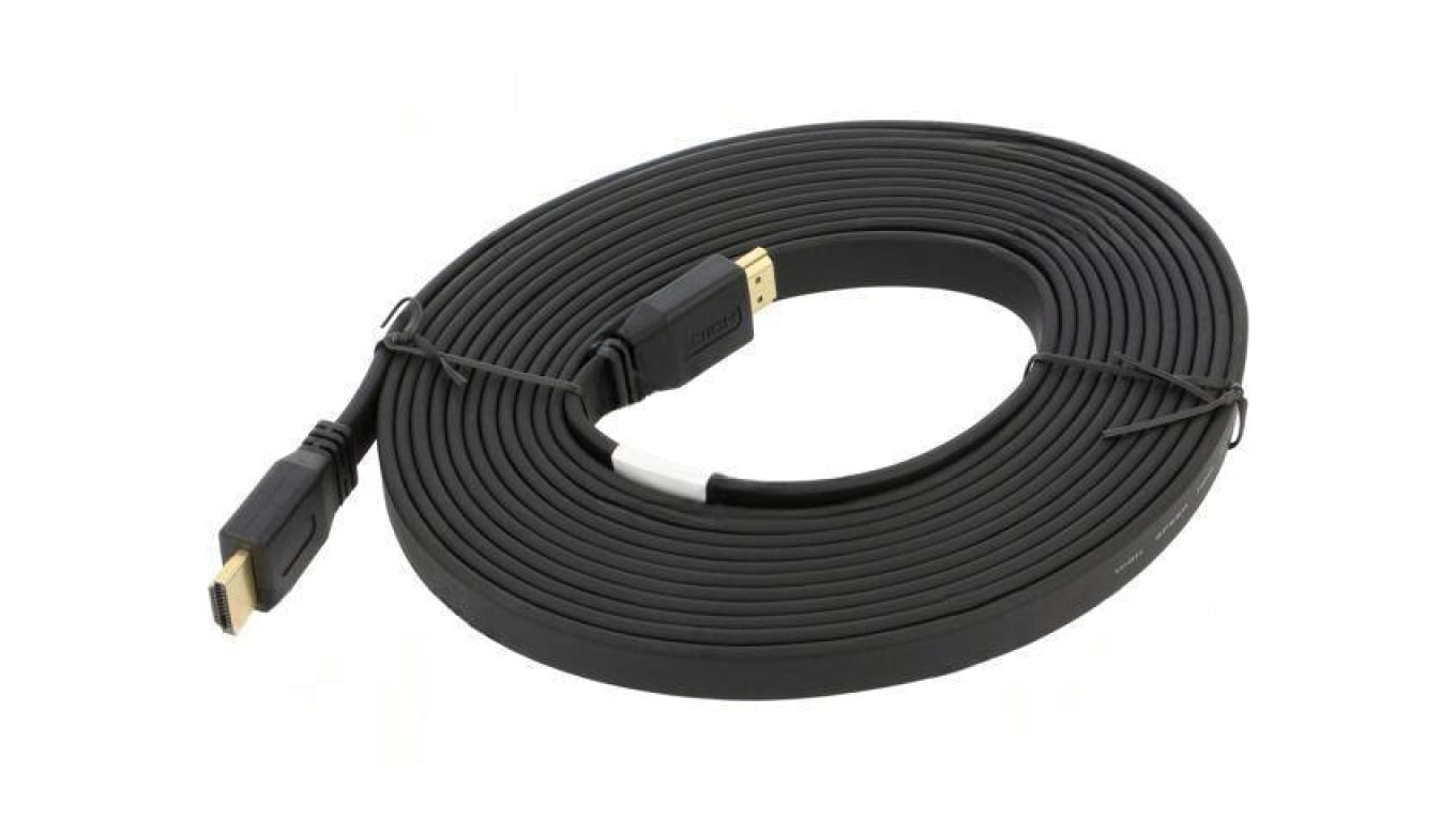 Kabel HDMI wtyk z obu stron PVC HDMI 2.0 5m czarny 28AWG CA-HDMI-21CU-0050-BK
