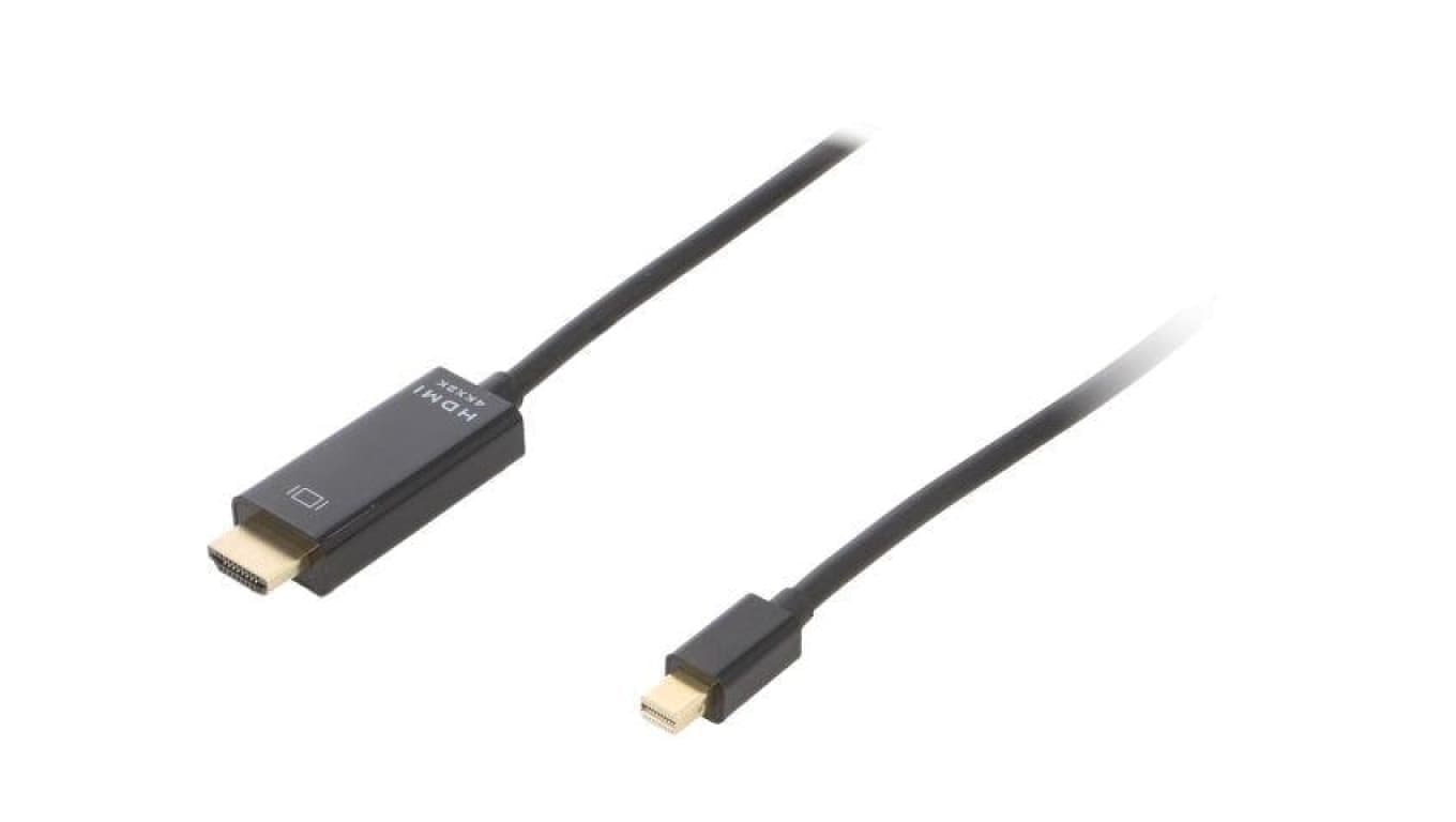 Kabel HDMI wtyk,mini DisplayPort wtyk, PVC, DisplayPort 1.2, dł. przewodu: 1,8m CC-MDP-HDMI-6
