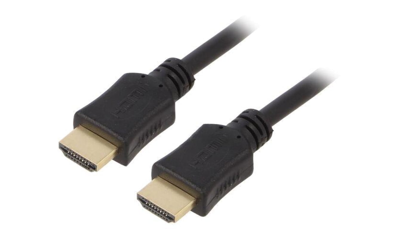 Kabel HDMI, wtyk z obu stron, PVC, czarny, 30AWG, materiał wykonania żyły: CCS, dł. przewodu: 1m CC-HDMI4L-1M