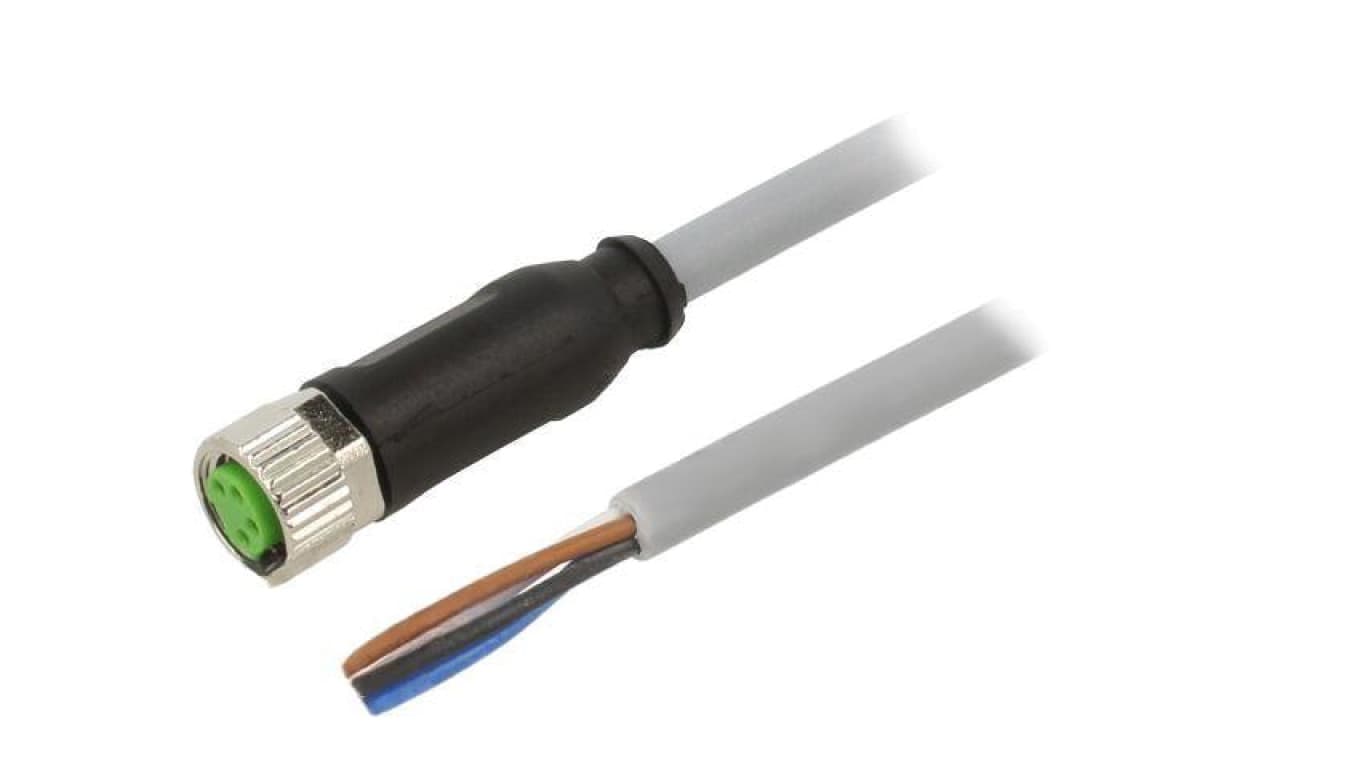 Kabel: do czujników/automatyki M8 4-PIN 24 VDC 4A PUR 7,5 m IP65/IP66K/IP67 7000-08061-2310750