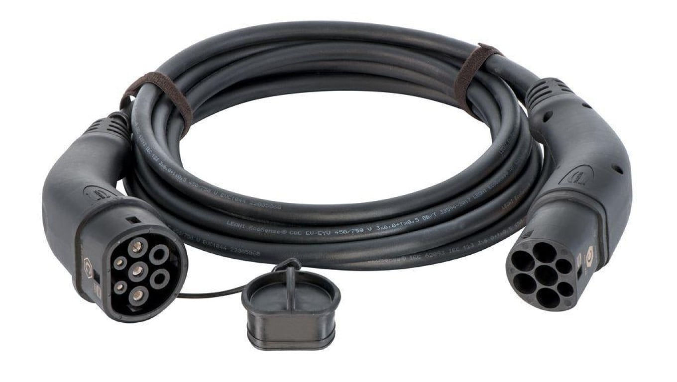 Kabel: eMobility 1x0,5mm2,3x6mm2 250V 7,2kW IP44 5m 32A 08914090107A0
