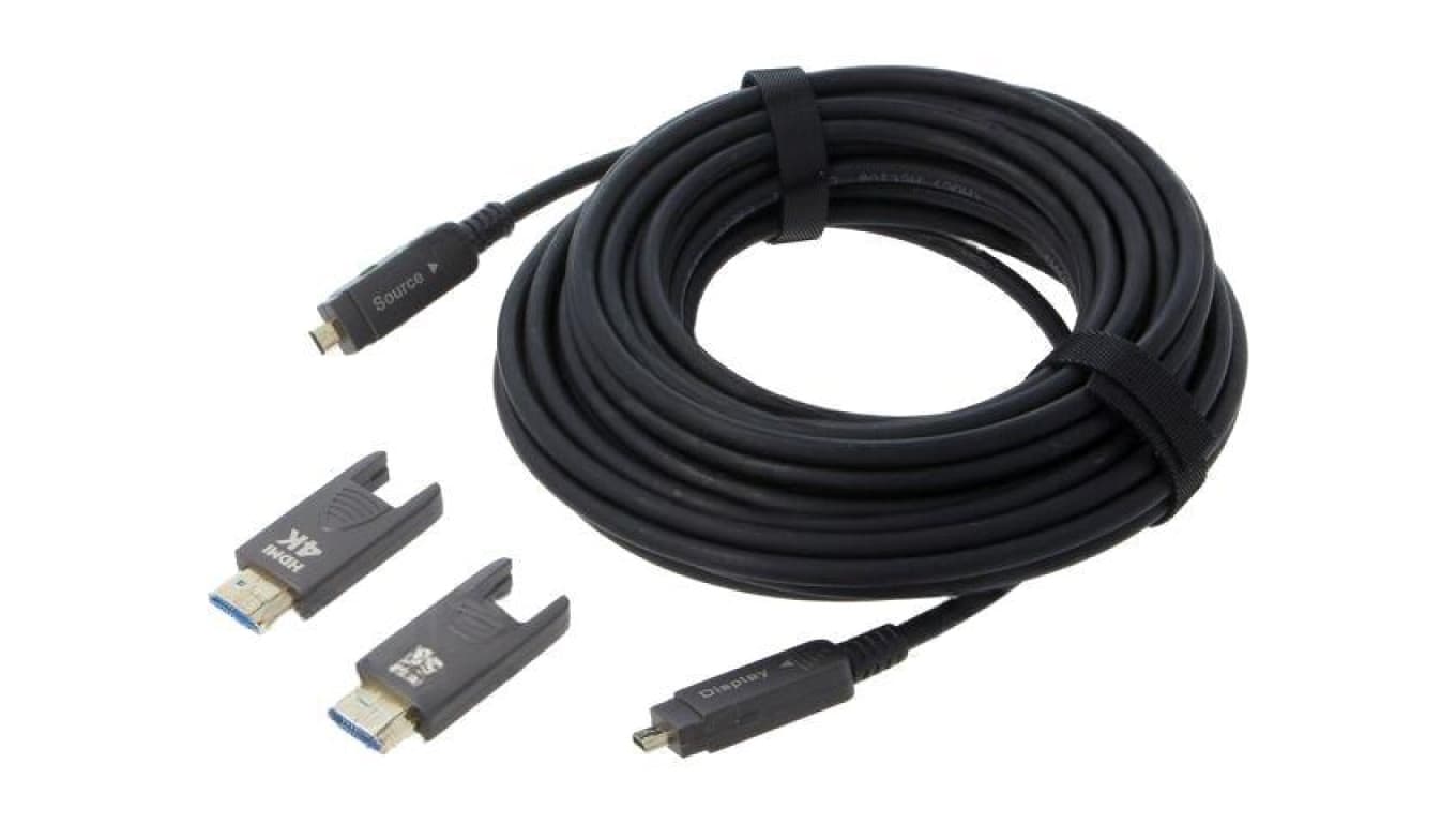 Kabel micro HDMI, wtyk z obu stron, PA, czarny, materiał wykonania żyły: Cu, dł. przewodu: 10m CCAP-HDMIDD-AOC-10M