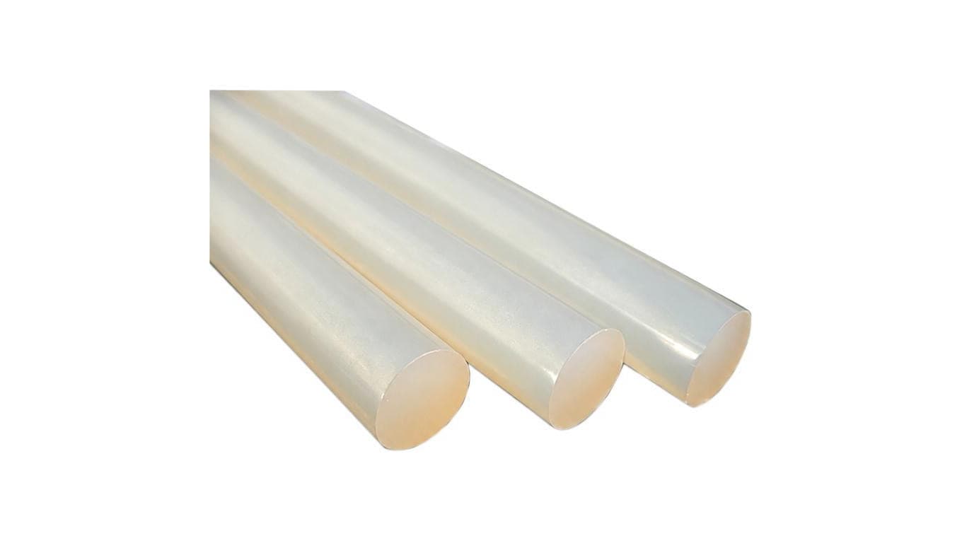 Klej termotopliwy do pistoletu na gorąco 200mm x 11mm wkład bezbarwny BUHNEN
