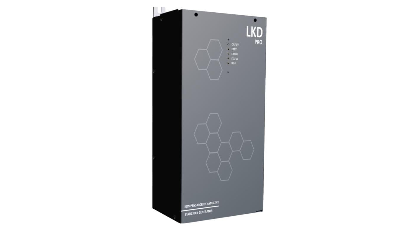 Kompensator dynamiczny mocy biernej LKD 15 PRO S Wersja SILENT 38dB (kompensacja aktywna typu SVG / SVC), moc 15 kVar