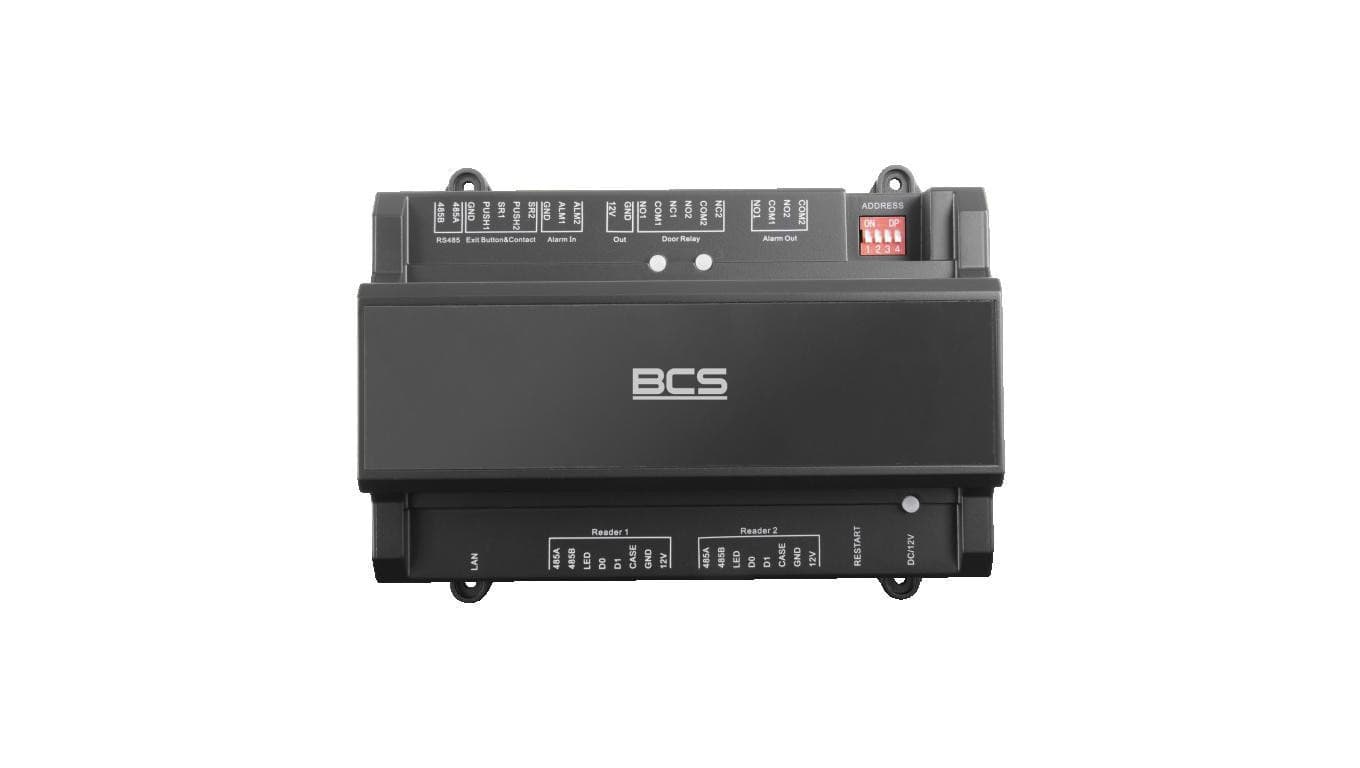 Kontroler do systemu kontroli dostępu TCP/IP, RS-485, Wiegand (W26/W34) BCS-L-KKD-J222D(2)