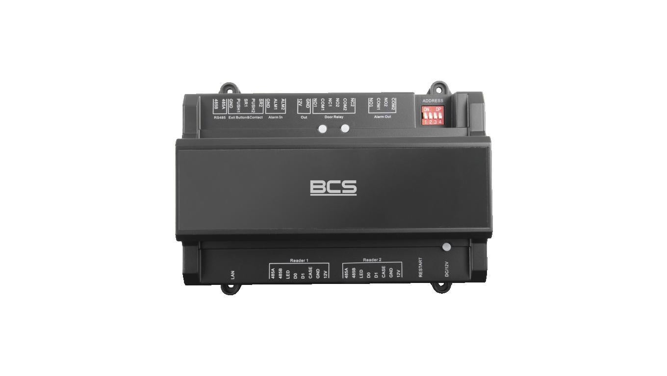 Kontroler do systemu kontroli dostępu TCP/IP, RS-485, Wiegand (W26/W34) BCS-L-KKD-J222D(2)