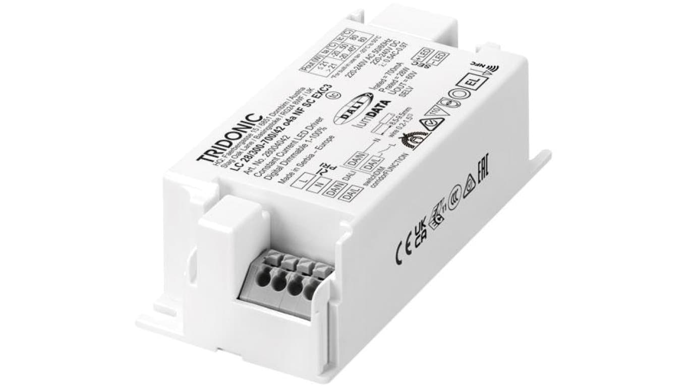 LC 28W 300-700mA 42 o4a NF SC EXC3 Zasilacz LED kompaktowy stałoprądowy ściemnialny EXCITE TRIDONIC - 28004042