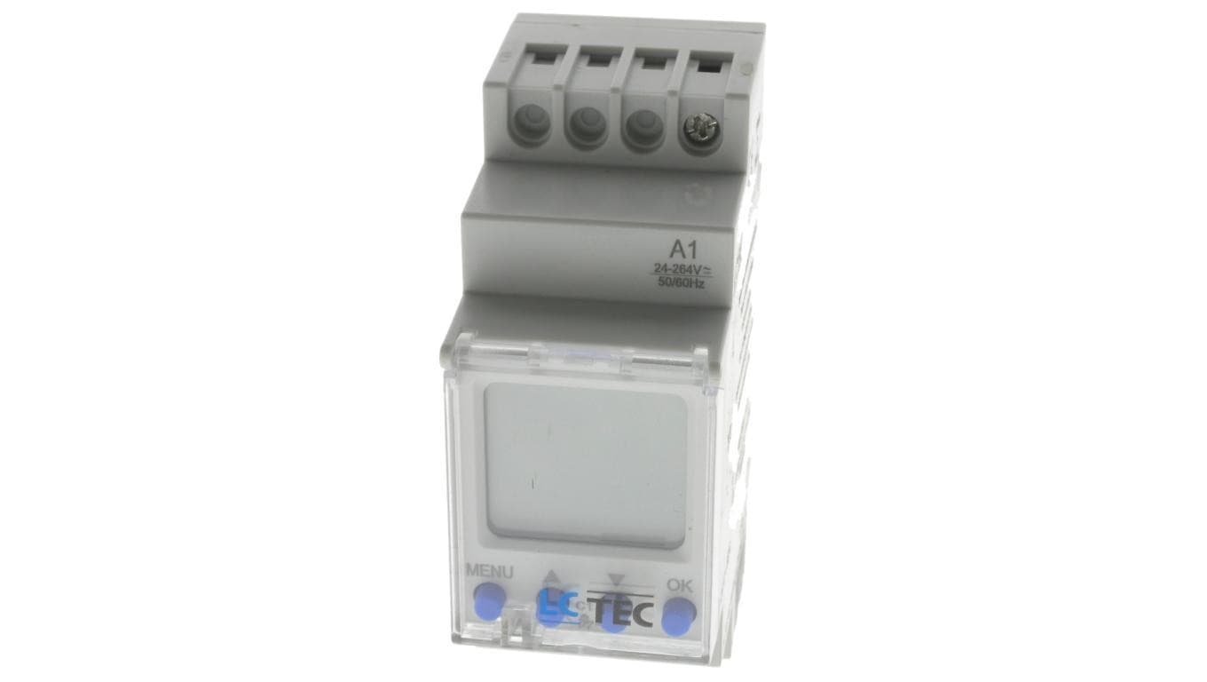 LC zegar programator sterujący elektroniczny astronomiczny czasowy tygodniowy jednokanałowy 16A 24-230V AC/DC RD-TPM1 9592