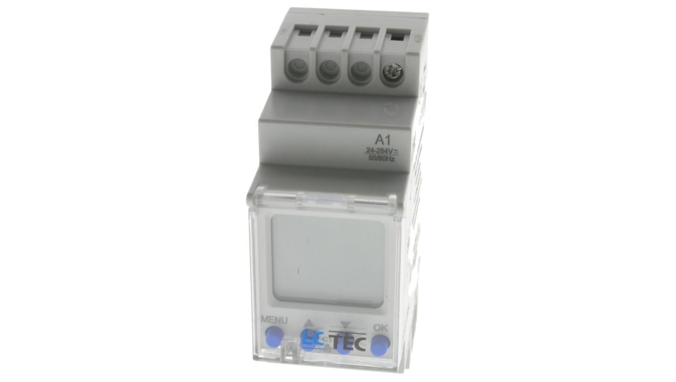 LC zegar programator sterujący elektroniczny astronomiczny czasowy tygodniowy jednokanałowy 16A 24-230V AC/DC RD-TPM1 9592