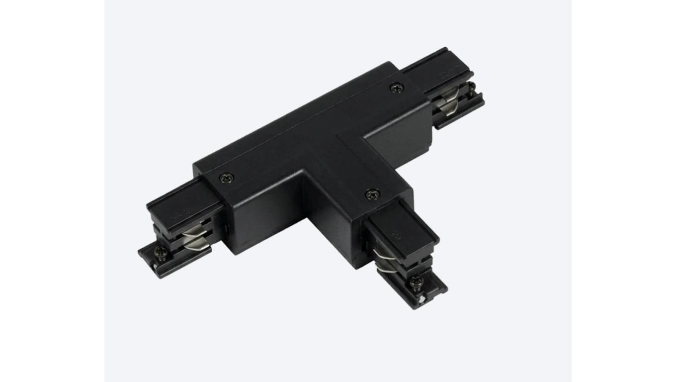 Łącznik T do szynoprzewodu LUMICANTO POWERTRACK prawy czarny z zasilaniem PRIME 221277