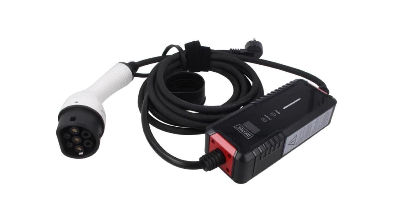 Ładowarka eMobility 2x0,5mm2,3x2,5mm2 230V 3,7kW IP55 5m 16A DK-1P16-A-050-BL
