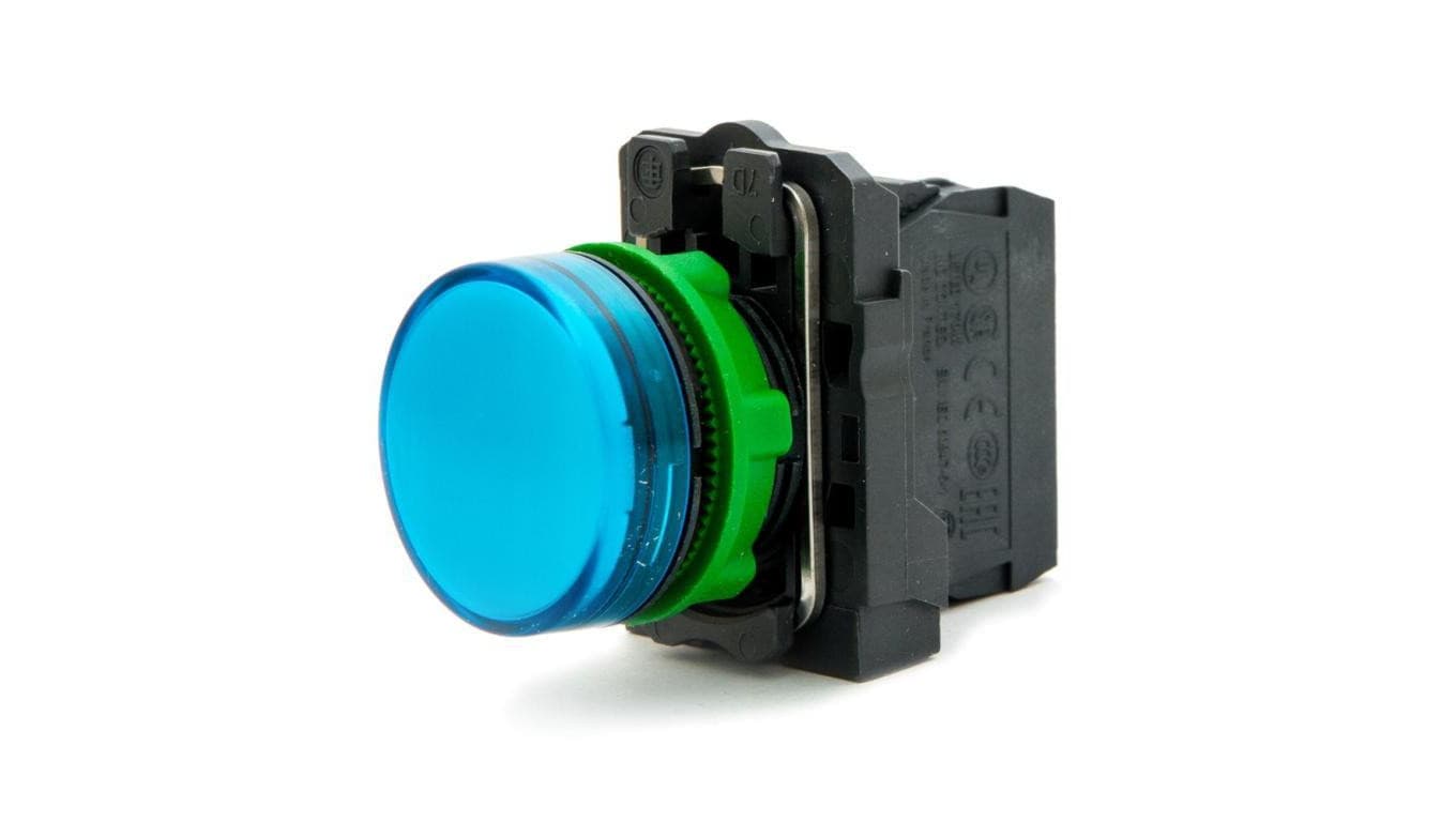 Lampka kontrolna niebieska 230V XB5AVM6 Schneider