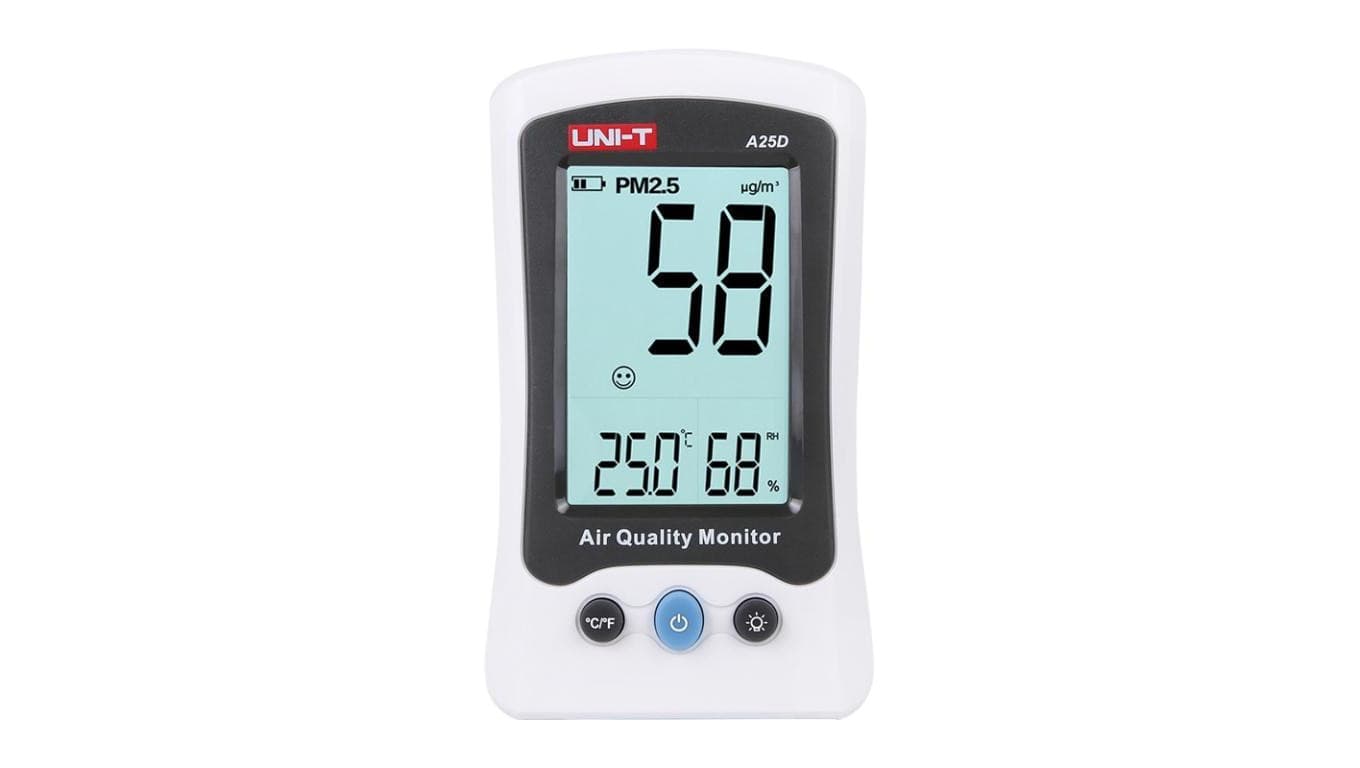 Miernik jakości powietrza PM2.5 Uni-T A25D