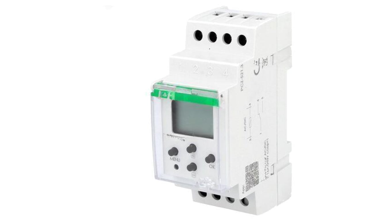 Moduł automatyki programator czasowy, zaciski śrubowe, 250VAC / 16A, IP20, -20...50C, PCZ-521.4