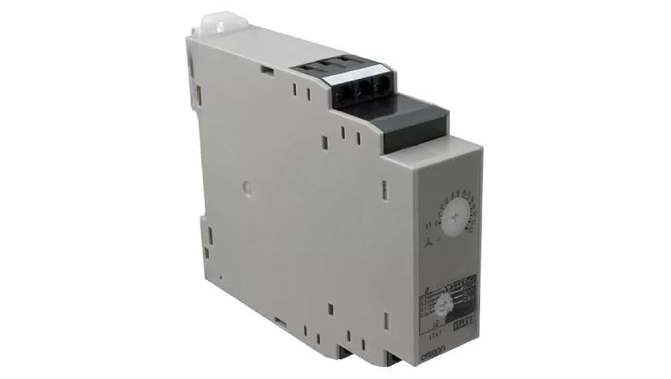 Moduł automatyki przekaźnik czasowy, LED, na szynę DIN, 250VAC/5A, zaciski śrubowe, IP20 H3DK-G 24-240AC/DC